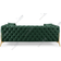 Snooze Online Lounger Velvet Green Sofa 2 Seater, 3 Seater, 1 Seater