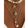Shein Soft Pottery Vintage Sun Multilayer Necklace For Women Summer Beach Starfish Shell Coconut Tree Pendant Necklace Women 2025