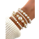 Shein Fashionabel Love Armband Med Pärlor - Guld