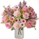 Shein 1pc/3pcs Artificial Flowers Fake Roses Flower Bouquet Silk Daisy Dandelion Flowers Bulk For Wedding Home Party Decoration Table Centerpieces Pink Artificial Plant 3pcs