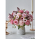 Shein 1pc/3pcs Artificial Flowers Fake Roses Flower Bouquet Silk Daisy Dandelion Flowers Bulk For Wedding Home Party Decoration Table Centerpieces Pink Artificial Plant 3pcs