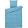 Juna Bæk & Bølge Duvet Cover White, Blue (200x140cm)