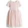 H&M Klänning Med Tyllkjol - Ljusrosa/Hjärtan