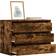 vidaXL 852856 Smoked Oak Chest of Drawer 80x58cm