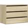 vidaXL 852854 Sonoma Oak Chest of Drawer 80x58cm