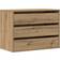 vidaXL 852860 Oak Chest of Drawer 80x58cm