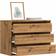 vidaXL 852860 Oak Chest of Drawer 80x58cm