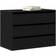 vidaXL 868902 Black Oak Chest of Drawer 80x58cm
