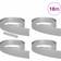 vidaXL Garden Lawn Edging 4 Pcs 450 x 15 cm