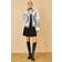 Yumi Knitted Pleated Mini Skirt New Look - Black