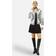 Yumi Knitted Pleated Mini Skirt New Look - Black
