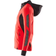 Mascot 18584-962 Accelerate Hoodie with Zipper - Traffic Red/Black