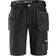 Snickers Workwear 3023 Craftsmen Holster Pocket Rip Stop Shorts - Black