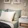 IKEA Dvala Bed Sheet Grey, Green (200x80cm)