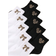 Shein Chic And Cute Kids Socks Black And White With Stylish Leopard Print Heart And Bow Designs - Multicolor
