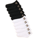 Shein Chic And Cute Kids Socks Black And White With Stylish Leopard Print Heart And Bow Designs - Multicolor