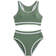 Shein Tween Girl Colorblock Trim Swimwear Set - Beach/Vacation