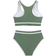 Shein Tween Girl Colorblock Trim Swimwear Set - Beach/Vacation
