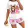Shein Tween Girls Casual Cute Cartoon Print Neck Shorts - Kawaii