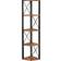 Borough Wharf Verdon Corner Brown/Black Book Shelf