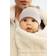 H&M MAMA Before & After Shearling Jacket Cream