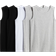 H&M Cotton Vest Tops 5-pack - Light Grey/Black (0752652021)