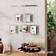 Umbra Exhibit Picture Gallery Set Chrome Photo Frame 79x70cm