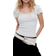 H&M Lace-Trimmed Pointelle T-shirt - Light Grey Marl