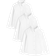 Tu Long Sleeve School Shirts 3-pack - White (tuc128770709)