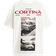 H&M Oversized Printed T-shirt - White/Ford