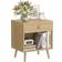 Mercury Row Monterey 1 Drawer Brown Bedside Table