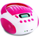 Metronic Pop Pink MP3 CD Spelare Barn