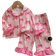 Shein Baby Girls Sweet And Simple Bow Pattern Lapel Buttoned Ruffles Decoration Long Sleeves - Comfortable