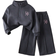 Shein Baby Girl Outfit Autumn Winter Warm Fleece Hooded Sweatshirt with Embroidered Letters & Pants Set