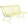 Fermob Louisiane 150cm - Frosted Lemon Garden Bench