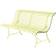 Fermob Louisiane 150cm - Frosted Lemon Garden Bench