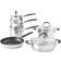 Procook Gourmet Stainless Steel Cookware Set with lid 6 Parts