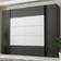 Zipcode Design Debarr 4 Door Sliding Black/White Wardrobe 270.3x210.5cm