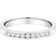 Beaverbrooks Half Eternity Ring - White Gold/Diamonds