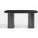 OHS Madison Ribbed Black Coffee Table 40x85cm