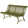 Fermob Louisiane Bench Havebænke 150 cm Grøn Metal Havebænk