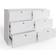 Fwstyle 6 Drawers Matt White Chest of Drawer