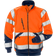 Fristads 7426 SHV High Vis Sweatshirt Jacket - Orange/Navy