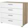 Tvilum Suntia Nature/White Chest of Drawer 80.2x68.1cm