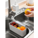 Shein SHEIN 1pc Kitchen Sink Drain Basket, Sink Hanger,Multi-Functional Card Slot Kitchen Sink Strainer, Food And Vegetable Wash And Drain Basket Christmas For Holiday Gift Giving, Kitchen