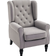 Homcom Accent Grey Armchair 102cm