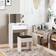 Homcom Multi-Purpose White Dressing Table 40.2x60.2cm 2pcs
