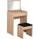 Homcom Multi-Purpose Wood Grain Dressing Table 40.2x60.2cm 2pcs