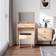 Homcom Multi-Purpose Wood Grain Dressing Table 40.2x60.2cm 2pcs