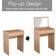 Homcom Multi-Purpose Wood Grain Dressing Table 40.2x60.2cm 2pcs
